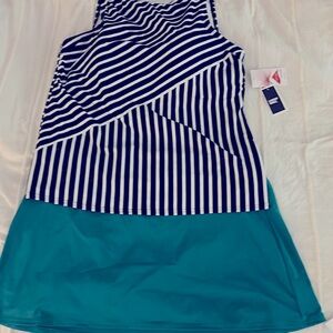 Brand new with tags Land’s End two piece tankini.